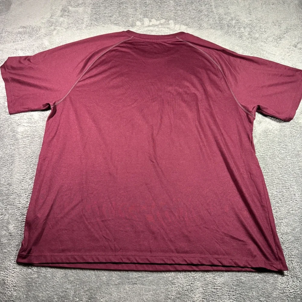 Adidas Mens Texas A&M Aggies Climalite Maroon Graphic T-Shirt 2XL 2996A 16